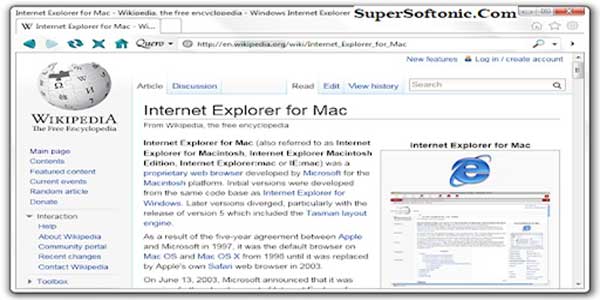 internet explorer for mac os x download free